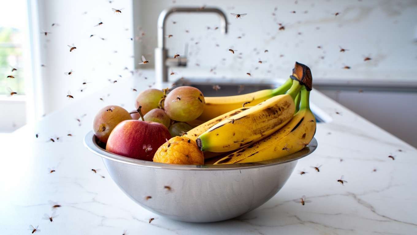 Moucherons de cuisine : Pourquoi apparaissent-ils et comment s'en débarrasser 
