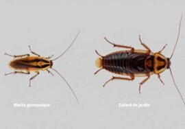 Blatte germanique vs cafard de jardin