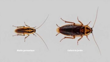 Blatte germanique vs cafard de jardin