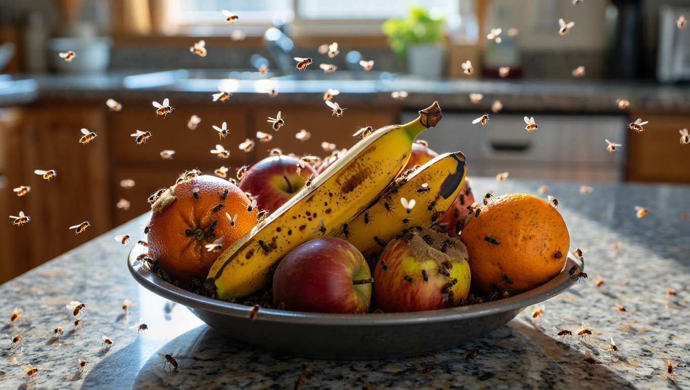 Moucherons de cuisine : Pourquoi apparaissent-ils et comment s'en débarrasser 