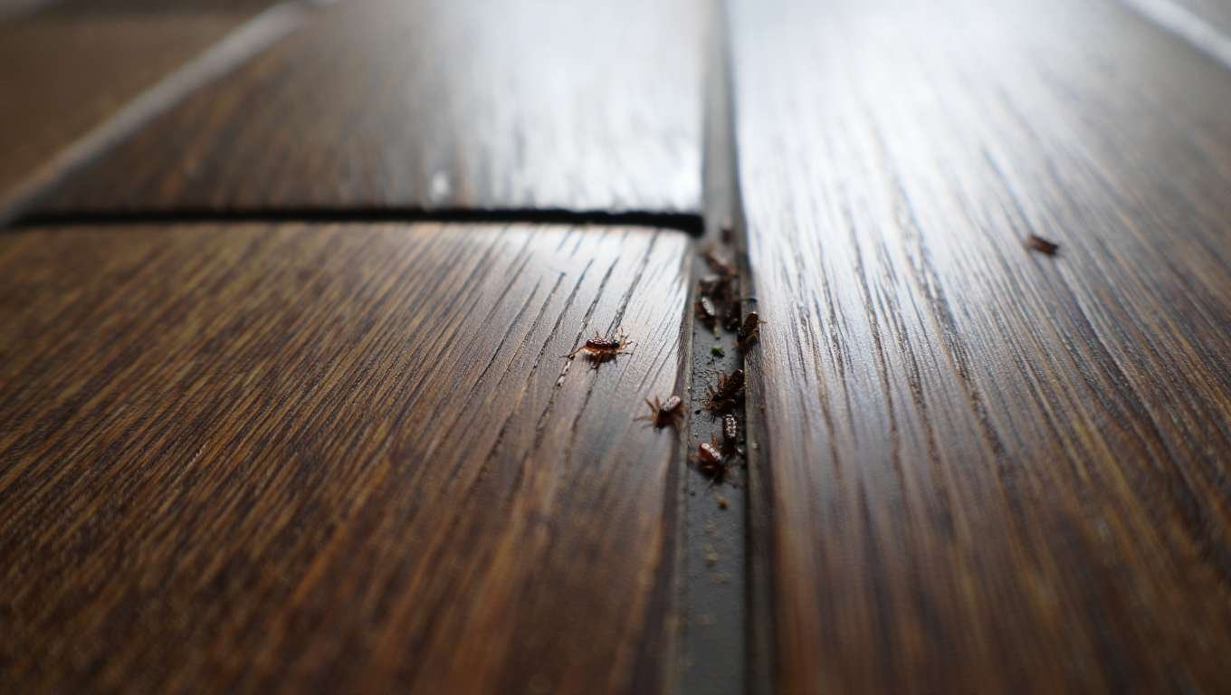 Désinsectisation des puces de parquet 