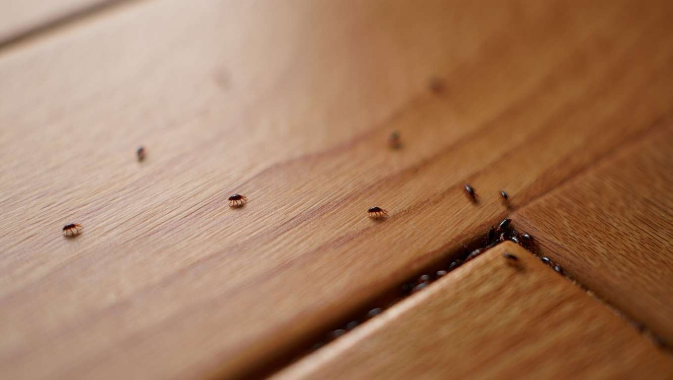 Désinsectisation des puces de parquet 