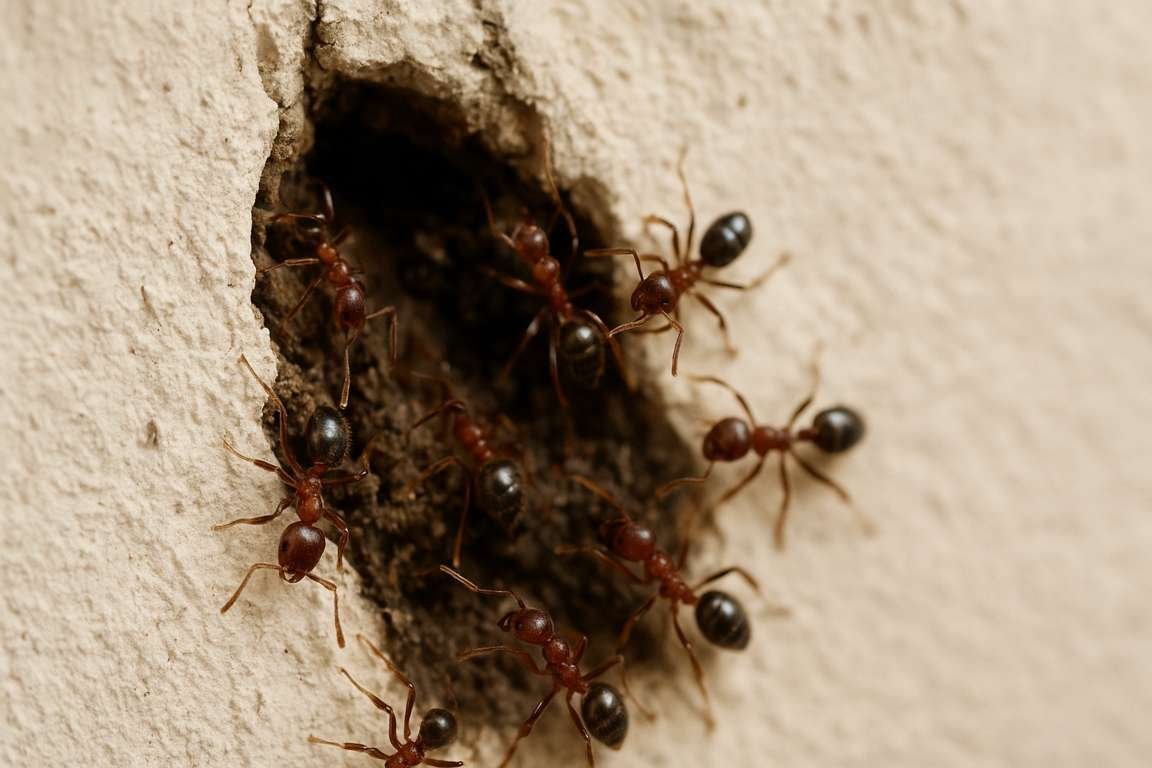 Comment détruire un nid de fourmis inaccessible 