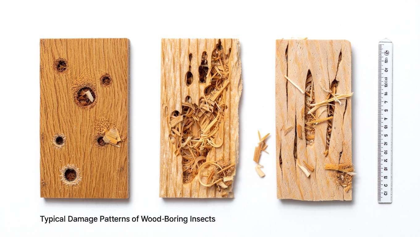 Différencier les insectes xylophages rapidement