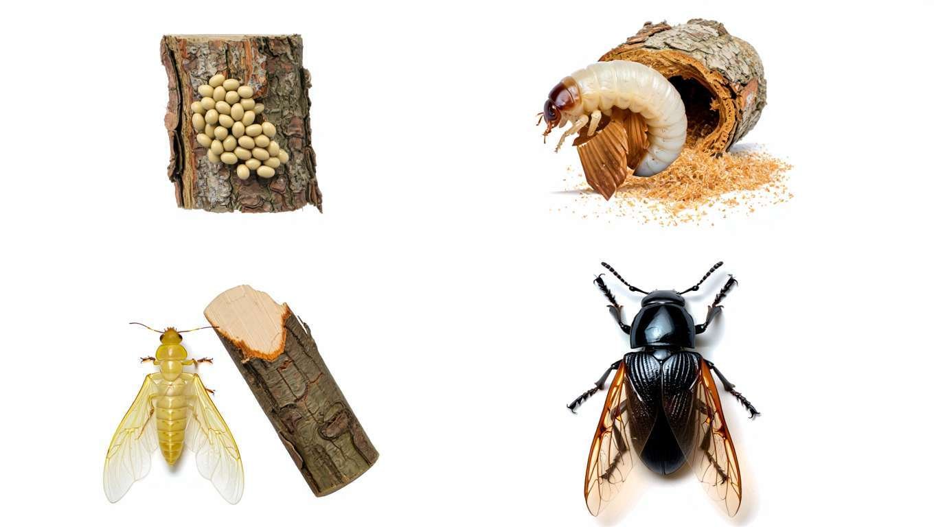 Différencier les insectes xylophages rapidement