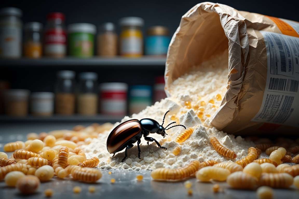 Désinsectisation du Ténébrion meunier 