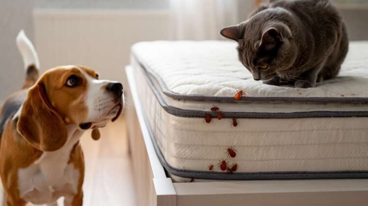 Punaises de lit et chats ou chiens